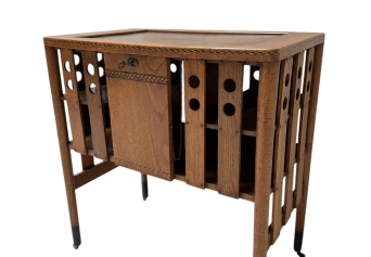 Vienna Secession Cabinet with Small Door, 1900s